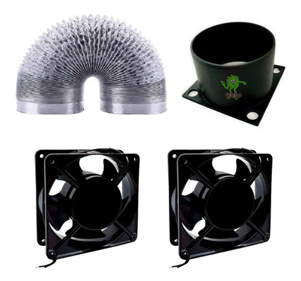 2 Cooler + Tobera + Ducto - Ventilacion Cultivo Indoor 0