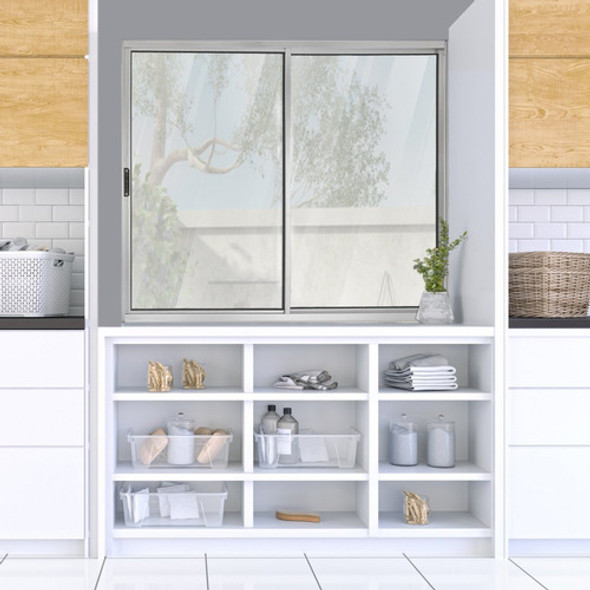 Janela De Correr 2 Folhas Direita Brilhante 100x100cm Ecosul 1