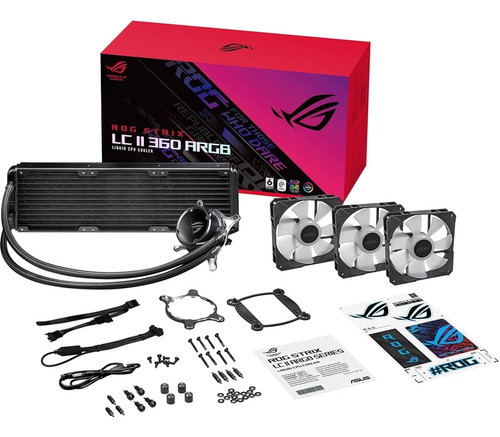 Asus Rog Strix Lc Ii 360 Argb All-in-one Aio Liquid Cpu Cool 1
