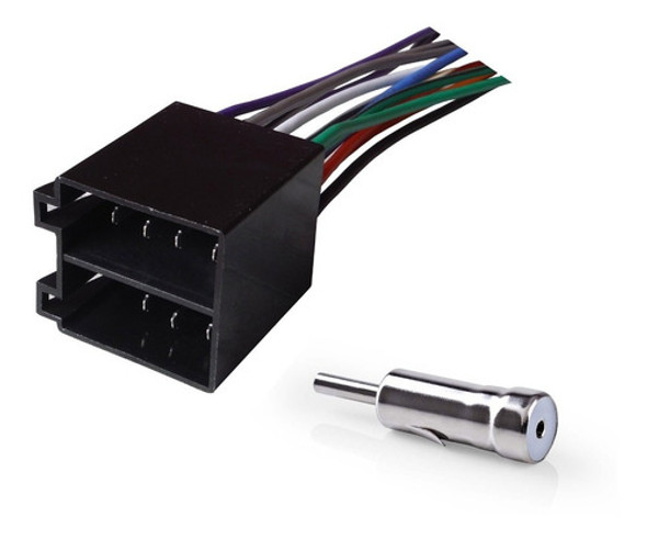 Ficha Macho Iso 16 Pines + Adaptador Antena Stereo Pioneer 0