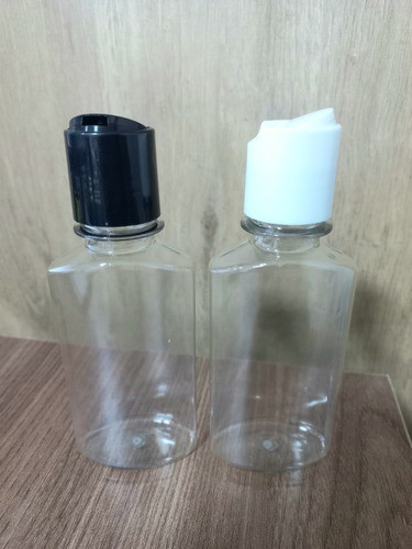 Botella Pet Petaca Transparente 130ml R28 Tapa Disc Top X100 1