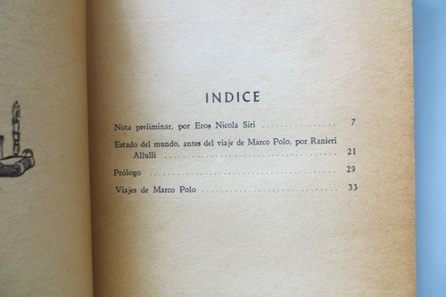 Los Viajes De Marco Polo Relat Por El Mismo Ed Claridad 1947 1