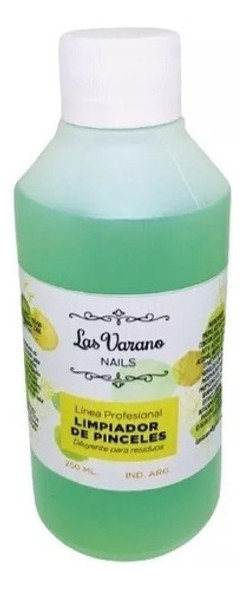 Limpiador Pinceles Las Varano 250ml Uñas Esculpidas Acrílica 0