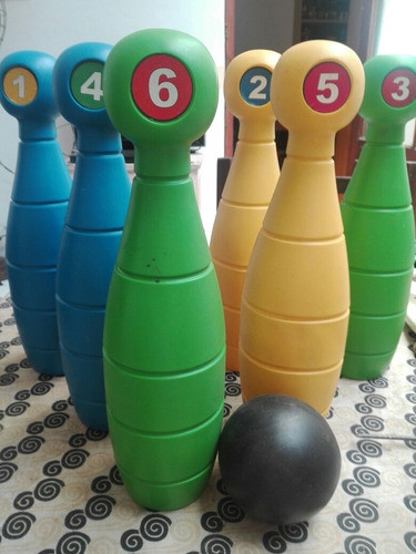 Juegode Bowling Grande. Plastico. Muy Bueno 1