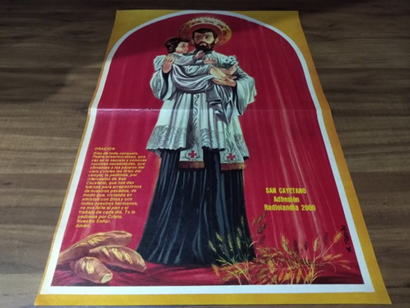 (u061) Poster San Cayetano * 46 X 31 0