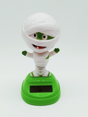 Boneco Solar Mumia Fantasma Terror Carro 10cm 1