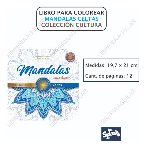 Libro Para Colorear Mandalas Celtas - Colección Culturas 1