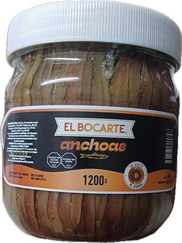 Anchoas - Buom Mare - Frasco En Sobres 60x3 1200gr 0