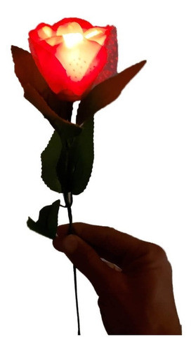 Flor Con Luz Magia Truco Luces Rosa D'lite / Alberico Magic 0
