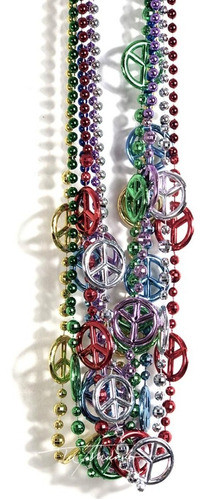 Collar Perlas Amor Y Paz - X 12 U. - 40 Cm - Universo Mágico 0