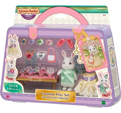 Juegos Conejita Moda Gemas Colección Sylvanian Families Febo 0