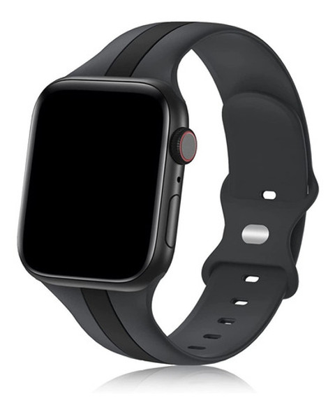 Malla Para Apple Watch Grey Black / - 42mm/44mm/45mm/49mm 0