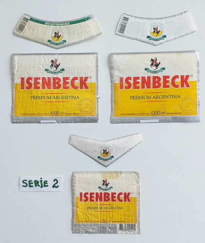 Isenbeck 13 Juegos Etiquetas Diferentes 2002 A 2015 (572) 1