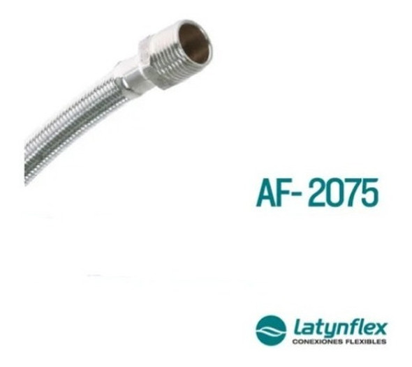Flexible Mallado Acero Inox. 1/2 X50cm. Latynflex Af-2075 Gk 1 Flexible Mallado Acero Inox. 1/2 X50cm. Latynflex Af-2075 Gk 1