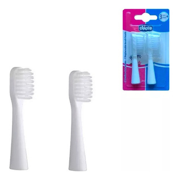Kit Recarga Chicco Escovas Eletricas Com 2 Unidades 0