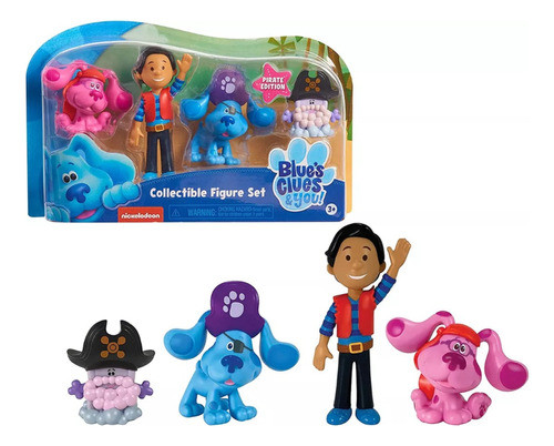 Pistas De Blue You Set X 4 Muñecos Blue Magenta Jabon Pirata 0
