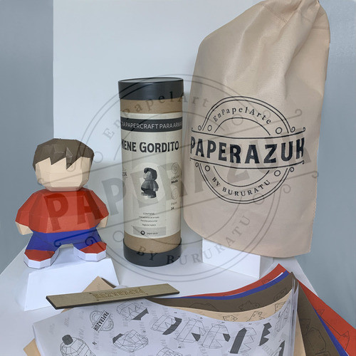 Figura Nene Papercraft Kit Para Armar 1