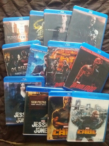 Lote 12 Séries Marvel/netflix Em Blu-ray 0