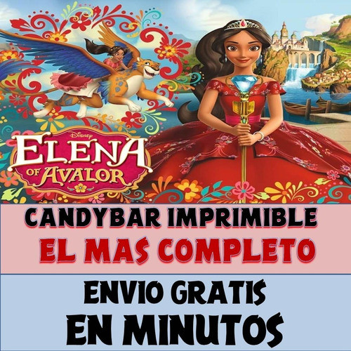 Kit Imprimible Candy Bar Elena De Avalor El Mas Completo 1
