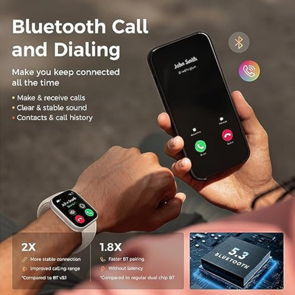 Reloj Inteligente Para Android iPhone [1.929 In], 1