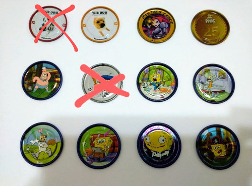 Tazos Bob Esponja, The Dog Y Otros 0