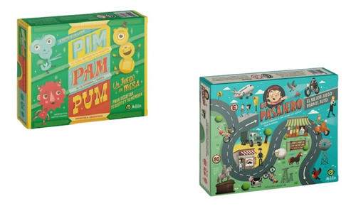 Combo Juego De Mesa Pim Pam Pum + El Pasajero De Maldon M4e 0
