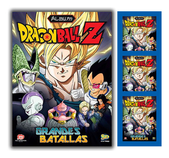 Álbum + 10 Sobres Figuritas Dragon Ball Z Grandes Batallas 0