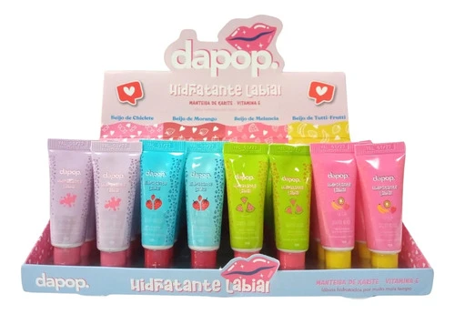 Kit Hidratante Labial C/8 Unidades Dapop - Dp2255 0