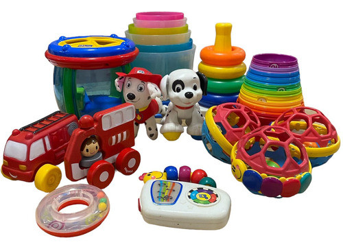 Lote Juguetes Para Bebe Niño Peluches Muñecos 0