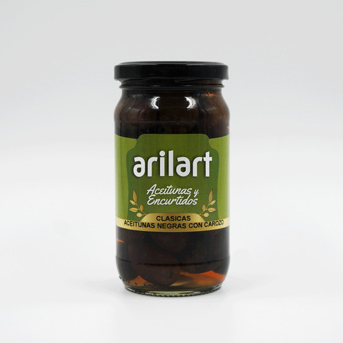 Aceitunas Negras Enteras Clasicas X 200 Gr 0