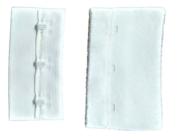 Gancho Broche Regulable De Tela P/corpiño Ancho 60 Mm X 10 U 0 Gancho Broche Regulable De Tela P/corpiño Ancho 60 Mm X 10 U 0