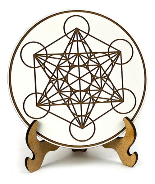 Mandala Cubo Metatron 12 Cm Geometria Sagrada C/ Suporte 0 Mandala Cubo Metatron 12 Cm Geometria Sagrada C/ Suporte 0
