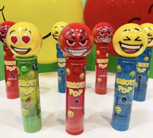 Chupetin Caramelo Emoti Pop C/ Caritas Luces X9 Oferta Wowco 1