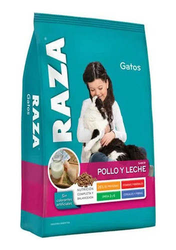 Racion Raza Gato Adulto Pollo Y Leche X 1 Kg 0
