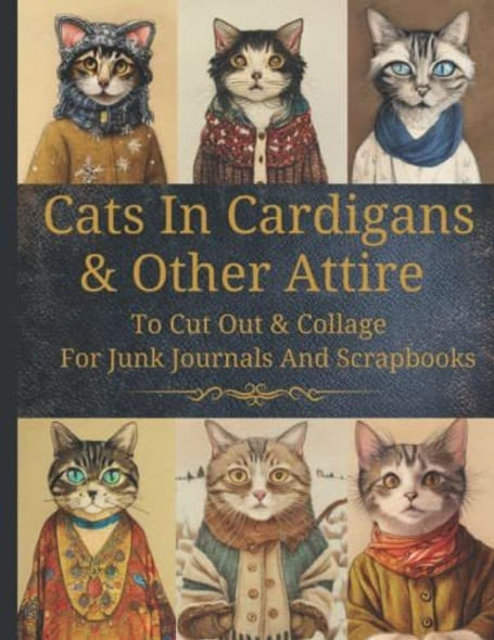 Book : Cats In Cardigans And Other Attire Original Design.. 0