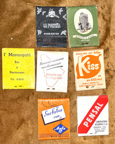 Fósforos D Colección Uruguay Antiguos Comercios Uruguayos 7 1