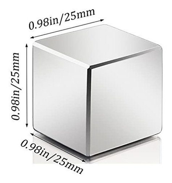 Iman De Neodimio Superfuerte, Cubo Magnetico Potente 1pcs. 1
