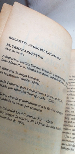 Libro Biblioteca De Oro Del Estudiante Marcos Sastre 1