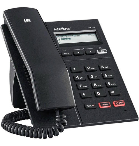 Telefone Voip Intelbras Tip 125i Display Led Viva-voz 10/100 0