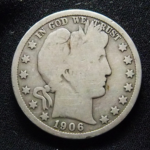 Estados Unidos 1/2 Dólar 1906 Bueno Plata Km 116 0