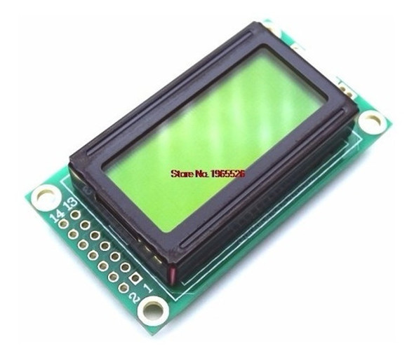 Pantalla Lcd0802 Display 2x8 Arduino Caracteres 1