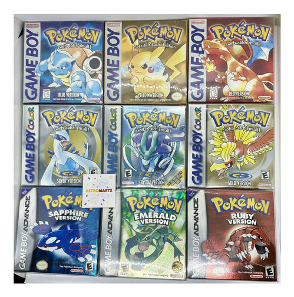 Colección Pokemon Gameboy Color Y Advance 0