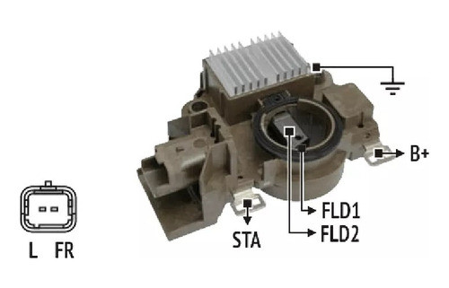Regulador De Voltaje Alternador T.mitsubishi Rnmi 000498 0