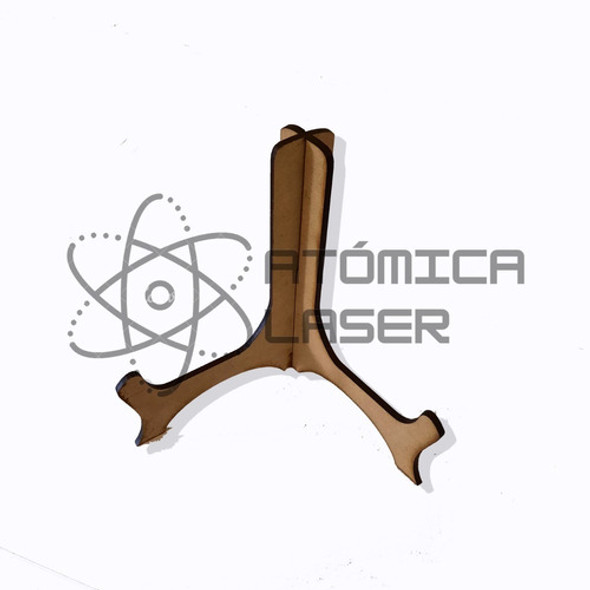 Exhibidor Para Libros Y Platos X 10 Unidades En Mdf 3mm 0
