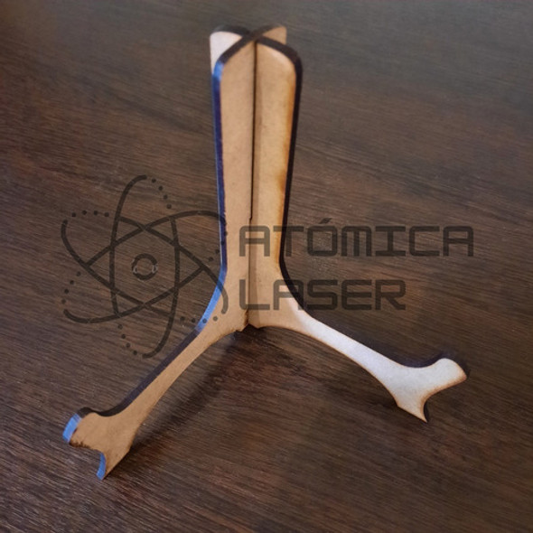Exhibidor Para Libros Y Platos X 10 Unidades En Mdf 3mm 1