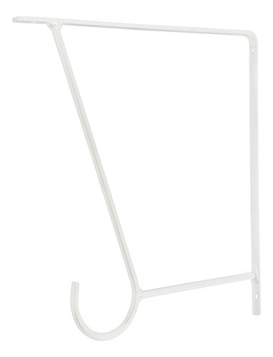 Suporte Organizador Com Gancho De Prateleira 18cm Branco Bel 0