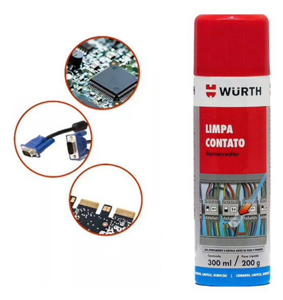 Limpa Contato Spray 300ml Wurth 1