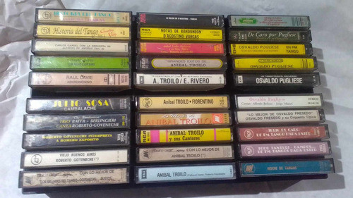 30 Cassette  Tango -osvaldo Pugliese -troilo - Sosa - Lavie 0
