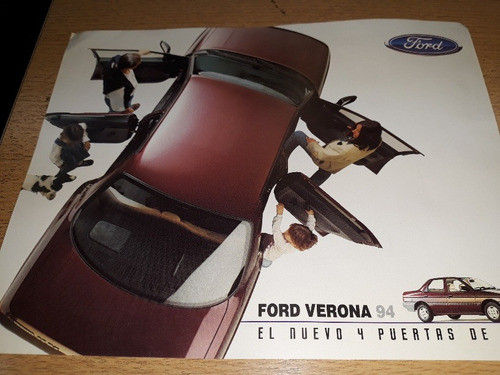 Folleto Auto Ford Verona 1994 Colección 2 Páginas 0