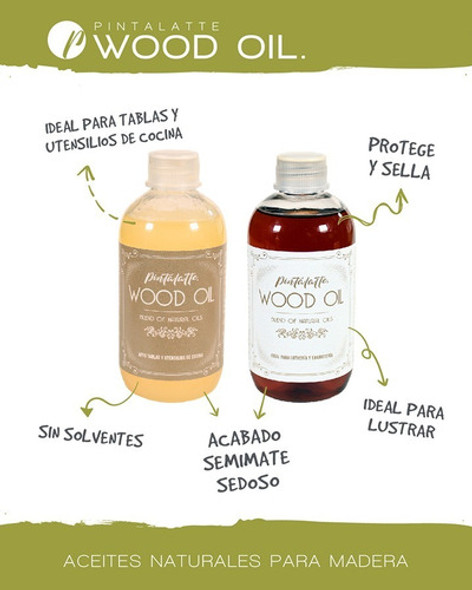Aceite Natural Premium Neutro Utensilios Pintalatte Wood Oil 1 Aceite Natural Premium Neutro Utensilios Pintalatte Wood Oil 1